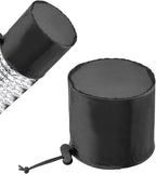 2Pcs 4 Inch Grow Tent Vent Cover Filter, Duct Filter Net with Elastic Band and Fixed Buckled, Black Mesh Screen Shield for Exhaust Fan, Plant Growth, Tent Ventilation