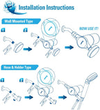 Aquamonster ACF Shower Filter | NSF Certified Chlorine Removal | 21,000 Gallon Long Life | Skin & Hair Moisture Care | Easy Install | Korean Technology | by Coolang