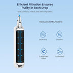 GLACIER FRESH Replacement for 7012333 Ice Maker Water Filter, Compatible With Sub-Zero 7012333 Water Filter, Manitowoc K00374 (1 Pack)