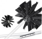 Garneck 2pcs Dryer Brush Chimney Cleaner Tool Pipe Cleaners Bulk Scrubber Brush for Air Duct Cleaning Home Cleaning Supplies