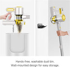 Cordless Vacuum Cleaner for Home, Powerful Stick Vacuum with Rechargeable Battery, Green Light Anti-Tangle Brush, 6-in-1 Lightweight Handheld Vacuum for Pet Hair, Hard Floor, Carpet, Yellow