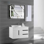 LED Bathroom Mirror with Lights Sensor Switch Illuminated Bathroom Mirror with Demister Pad for Makeup Cosmetic Shaving…