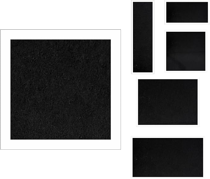 Paint Spray Booth Exhaust Filter Pad,Activated Carbon Ventilation Cotton for Spray Booth - Easy Replacement with Velcro, Efficient Air Filtration (3pcs-black-15.7 * 15.7in, 15.7 * 15.7)