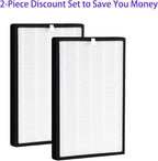 2 Pack BKJ-33 Replacement Filter For COLZER BKJ-33, 3 IN 1, H13 True Hepa with High efficiency Activated Carbon and Pre Filter