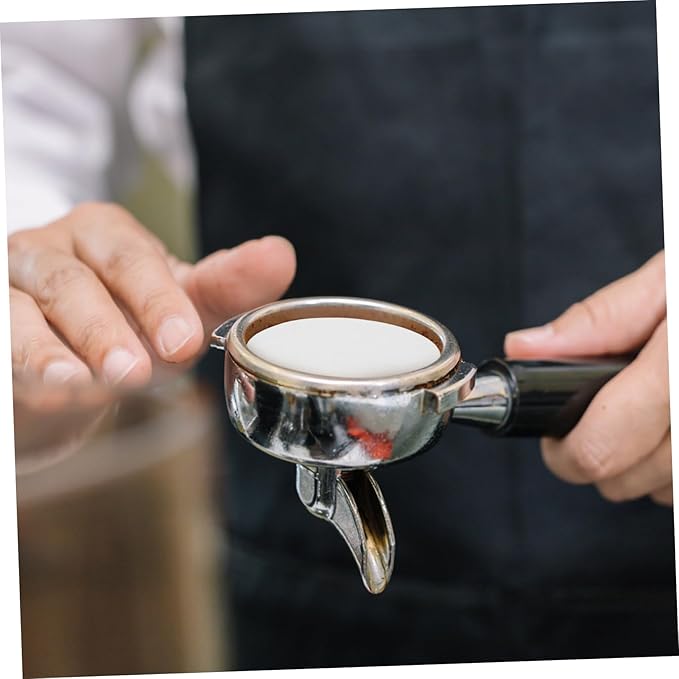 KICHOUSE Efficient Espresso Extraction Paper Coffee Filters Reusable White 100pcs for Coffee Maker Espresso Filter Paper