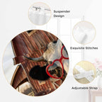 Farm Cows Kitchen Curtains 24 Inch Length, Small Window Curtains Tab Top, Farmhouse Barn Funny Animals Butterfly Light Filtering Short Window Treatments Tier Drapes 27.5"x24" 2 Panel
