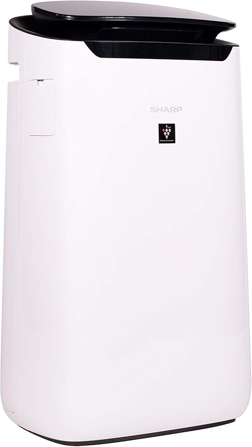 SHARP Smart Air Purifier for XL Rooms – Covers up to 2,430 sqft in one hour, Compatible w/Alexa, True HEPA Filter Air Purifier for Living Room, Dust, Smoke, Pollen - FXJ80UW