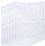 JIHAQUA Aquarium Filter Bags Large - Reusable Fish Tank Filter Media Mesh Bags with Plastic Zipper (14 x 18 inch (6 Pack))