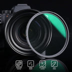 K&F CONCEPT 58mm Black Diffusion 1/2 Filter Mist Cinematic Effect Lens Filter with 28 Multi-Layer Coatings Waterproof/Scratch Resistant for Video/Vlog/Portrait Photography (Nano-X Series)
