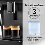 Coffee Machine Water Filter Compatible with Philips AquaClean CA6903, Water Filter for Fully Automatic Coffee Machines Dedicated Anti-Lime Scale Water, 4PCS
