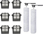 Roller ，Compatible For Tineco， Floor One SWITCH S7/S7 SWITCH Wet Dry Vacuum Cleaner Accessories Spare Parts Roller Brush Filters(J)