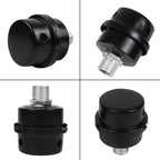 2 Pcs Air Compressor Silencer Filter Metal Air Compressor Intake Filter Noise Muffler Silencer 1/2"PT 20mm