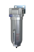3/4" NPT Industrial Particulate Filter, Removes Water, Moisture, Debris from Compressed Air Lines, 11oz Bowl (175 PSI Max)