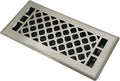 Floor Register AC Vents Brushed Nickel Color 4x10 Inch Air Vents Floor Vents Register Decorative Registers Grilles Air Vents for Floor Baseboard Register Vent