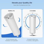 GLACIER FRESH Replacement for GE Profile Opal Ice Maker Filter,NSF 42 Certified, ge Opal ice Maker Filter, Easy Install, 2 Pack