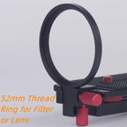 Came-TV Lens Adapter with 52mm Ring Thread for Filters and Lens for Sony ZV-1 ZV-1F RX100M7 or Canon G7X Mark III Series for Padcaster Parrot Teleprompter Desview T3 T2