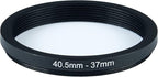 40.5mm to 37mm Step-Down Ring Filter Adapter for All Brands UV ND CPL Metal Ring Step-Down Rings Adapter Filter (40.5mm-37mm)
