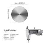 watchget 58mm Espresso Puck Screen - 0.2mm Ultra Thin Espresso Filter - Lower Shower Screen - Metal Reusable Coffee Filter for Portafilter Basket 58mm - Puck Screen