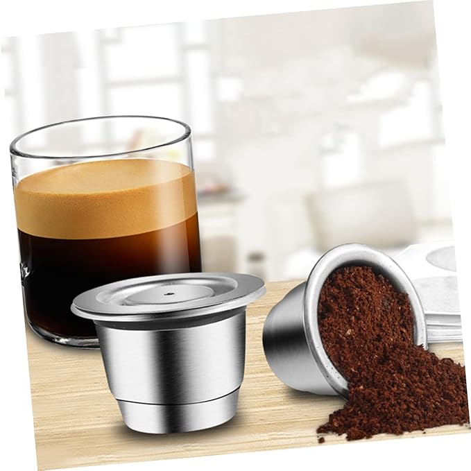 Homoyoyo 4pcs Reusable Coffee Filter Cups Multi-function Drainers for Home Office and Coffee Shops Design Fine Mesh for Better Flavor Extraction