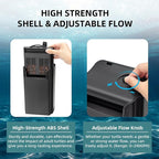 Turtle Tank Filter Internal Power Aquarium Filter Low Water Level Biofiltration 290GPH Large Fish Tank Filter for 30 to 55 Gallon Aquarium Turtle Shrimp Frog
