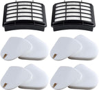 2 HEPA + 4 Foam & Felt Filters Compatible with Shark Navigator Lift-Away Deluex NV350, NV351, NV352, NV355, NV356E, NV357, NV360, NV370, NV391, UV440, UV490, UV540, Part # XFF350 & XHF350
