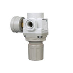 PneumaticPlus SAR300-N03BG Compressed Air Pressure Regulator 3/8" NPT - Bracket, Gauge