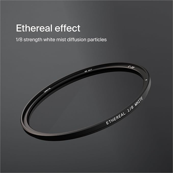 Urth 39mm Magnetic Ethereal White Mist ⅛ Diffusion Lens Filter (Plus) — Cinematic Effect, 20-Layer Nano-Coated Light Dispersing Particles