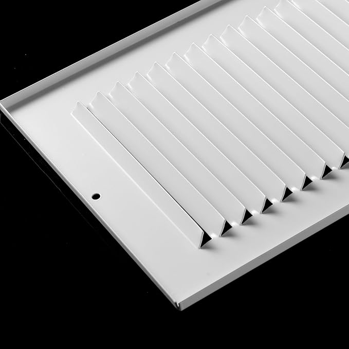 20x6 Air Register(Duct Opening Size),Air Return Vent Cover,Flat Vent Cover,Rejillas De Aire Acondicionado para Casa,Return Air Grilles,Outer Dimensions:21.75"Wx7.75"H(20"W x 6"H, Duct Opening)
