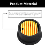 6PCS Air Compressor Intake Paper Filter Sound Muffler Accessories, Air Compressor Replacement Filter Elements for Engines, Blowers, Exhaust Ports