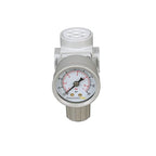 PneumaticPlus SAR200-N02BG Miniature Compressed Air Pressure Regulator 1/4" NPT - Bracket, Gauge