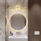 LTSRLL Frameless Illuminated LED Bathroom Wall Mirror with Touch, Demister Pad and Dimmable Lights & 3 Colors for Makeup Shaving and Bath Vanity IP44(Backlight,70cm/27.5in)