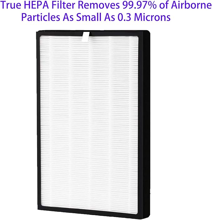 2 Pack BKJ-33 Replacement Filter For COLZER BKJ-33, 3 IN 1, H13 True Hepa with High efficiency Activated Carbon and Pre Filter