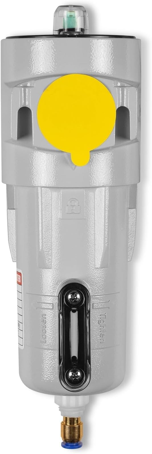 63 CFM Compressed Air Oil-Water Separator Precision Filter,0.01μm,Oil Content 0.01ppm, With Auto Drain, Pressure Indicator,Recommended for use with M15AC230,Model CAF151