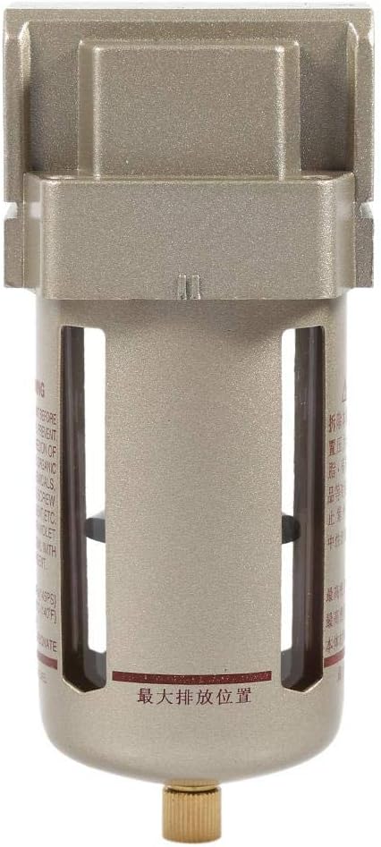 Moisture Trap Air Filter, 1/2 Inch Air Filter Compressor Water Moisture Trap Separator Regulator Accessories, Air-Compressor Accessories Parts