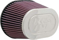 K&N Universal Clamp-On Air Filter: High Performance, Premium, Washable, Replacement Engine Filter: Filter Height: 5 In, Flange Length: 0.875 In, Shape: Oval Straight, RF-1001