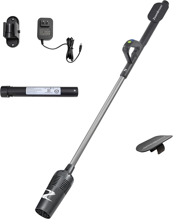 Lightweight Air Broom with Ergonomic Handle – Powerful, Controlled Airflow for Easy Debris Removal at Home, Patios, Pickleball Courts, RVs, and All Outdoor and Indoor Activities