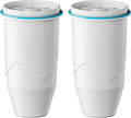 Compatible with Zero Pitchers and Dispenser, 0 TDS Premium Filtration, Fit for ZR-001 ZR-004 ZP-006 ZR-017 ZS-008 Filters, reducing Lead, Chromium, and Contaminants by Sensiblopt, 2 Pack