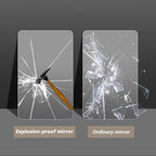 Irregular Bathroom Mirror with 3 Colour LED Light, Wall Mounted Makeup Mirror with Touch Switch and Demister Pad, Energy-Saving LED Smart Mirrors, Dimmable(A,23.6 * 47.2in/60 * 120cm)