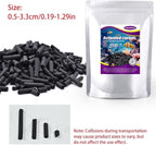 Activated Carbon Pellets for Aquarium Filter Media Activated Charcoal Bulk Fish Tank Charcoal Pellets Carbon Aquarium Filter for Fish Tanks, Freshwater,Saltwater (2.4lb with Mesh Bag)