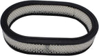 1 Set SHLPDFM Air Cleaner Polished Aluminum Silver 12"" Oval Full Finned Air Cleaner Assembly Fits for Chevy, Ford, & Mopar Hot Rod