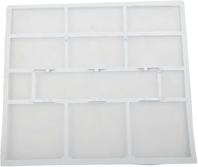 Wall Mounted Air Conditioner Dustproof Filter Cover,Plastic Indoor Unit Air Outlet Screen Compatible with Household Split System AC(31X27.5cm)