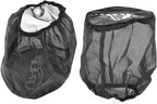 Filter Wrap Universal Air Filter Cover Dustproof for High Air Intake Filters Dust Cloth Black (small)