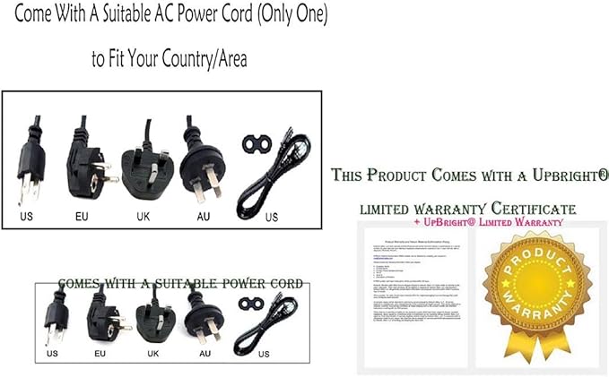UpBright 24V AC/DC Adapter Compatible with MORENTO HY4866 Air Purifiers Home Room Air Quality Sensors H13 HEPA Filter Remove Dust Pet Hair Smoke Air Inlet 24VDC Power Supply Cord Cable Battery Charger