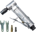 1/4-Inch 90° Angle Air Die Grinder, Mini Pneumatic Angle Die Grinder, Compact Air-Powered Grinder for Grinding, Polishing, Porting, and Deburring - Polished Finish
