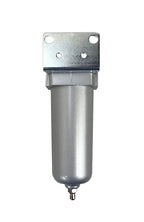 1/2" NPT Industrial Particulate Filter, Removes Water, Moisture, Debris from Compressed Air Lines, 5oz Bowl (225 PSI Max)