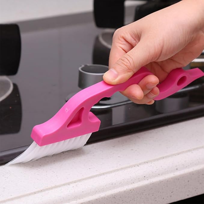 Ciieeo 8pcs Window Groove Cleaning Brush Set with Soft Bristles for Wet and Dry Use, Multi-Use Gap Scrubber Brushes for Window Tracks and Narrow Spaces Cleaning Tools for Household