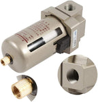 Moisture Trap Air Filter, 1/2 Inch Air Filter Compressor Water Moisture Trap Separator Regulator Accessories, Air-Compressor Accessories Parts