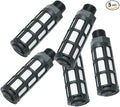 Beduan Pneumatic Air Compressor Muffler Fitting 1/2" NPT Compressed Exhaust Silencer (Pack of 5)