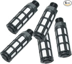 Beduan Pneumatic Air Compressor Muffler Fitting 1/2" NPT Compressed Exhaust Silencer (Pack of 5)