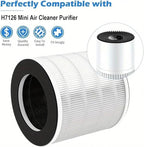 2 Pack H7126 Replacement Filter Compatible with GoveeLife Mini Air Purifier, 3-in-1 Filters H7126-RF for Govee Air Purif-ier
